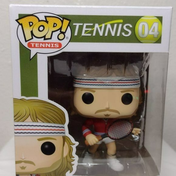 Tennis Legends Bjorn Borg Funko Pop 04 6,5 X 4,72 X 3,62 Inches. - Picture 4 of 9